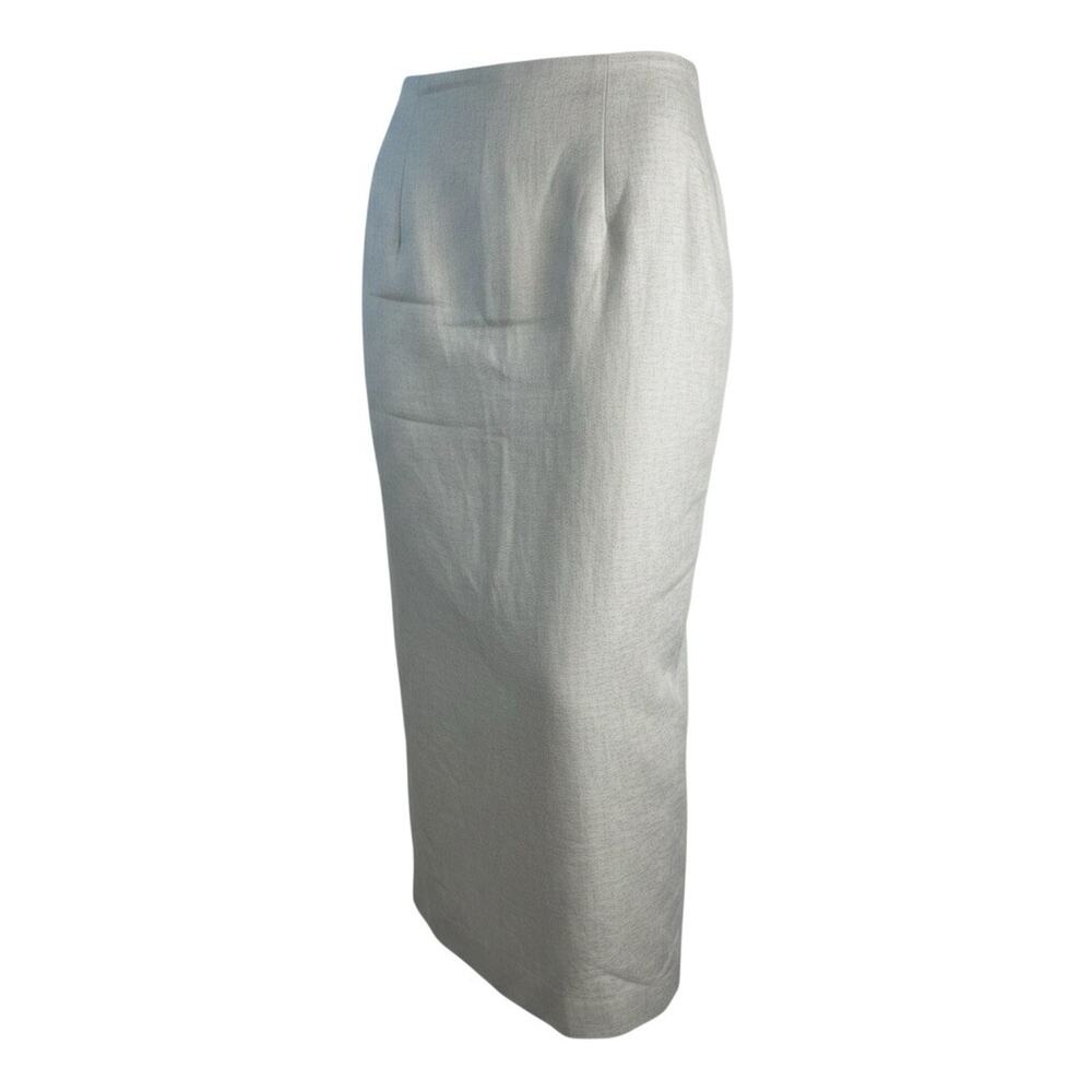 VNTG Saks Fifth Avenue THE WORKS Pencil Maxi Wrap Skirt Lined Y2K Sz 12 NWT